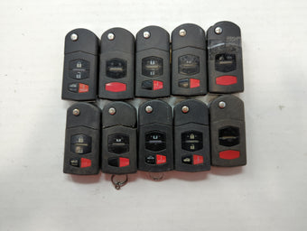 compare product Lot of 10 Mazda Keyless Entry Remote Fob KPU41788 | BGBX1T478SKE12501