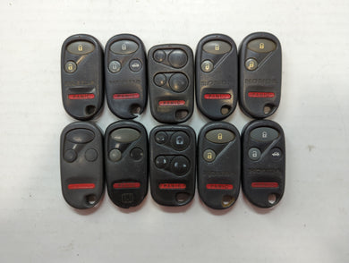 Lot of 10 Honda Keyless Entry Remote Fob MIXED FCC IDS MIXED PART NUMBERS