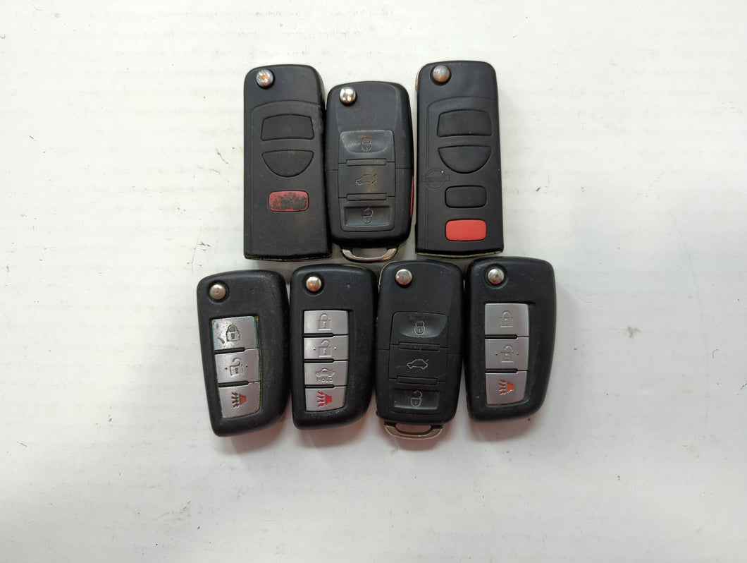 Lot of 7 Nissan Keyless Entry Remote Fob CWTWB1G767