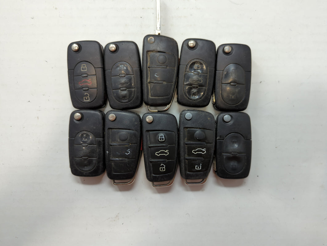 Lot of 10 Audi Keyless Entry Remote Fob IYZ3314 | MZ241081964 4F0837220N