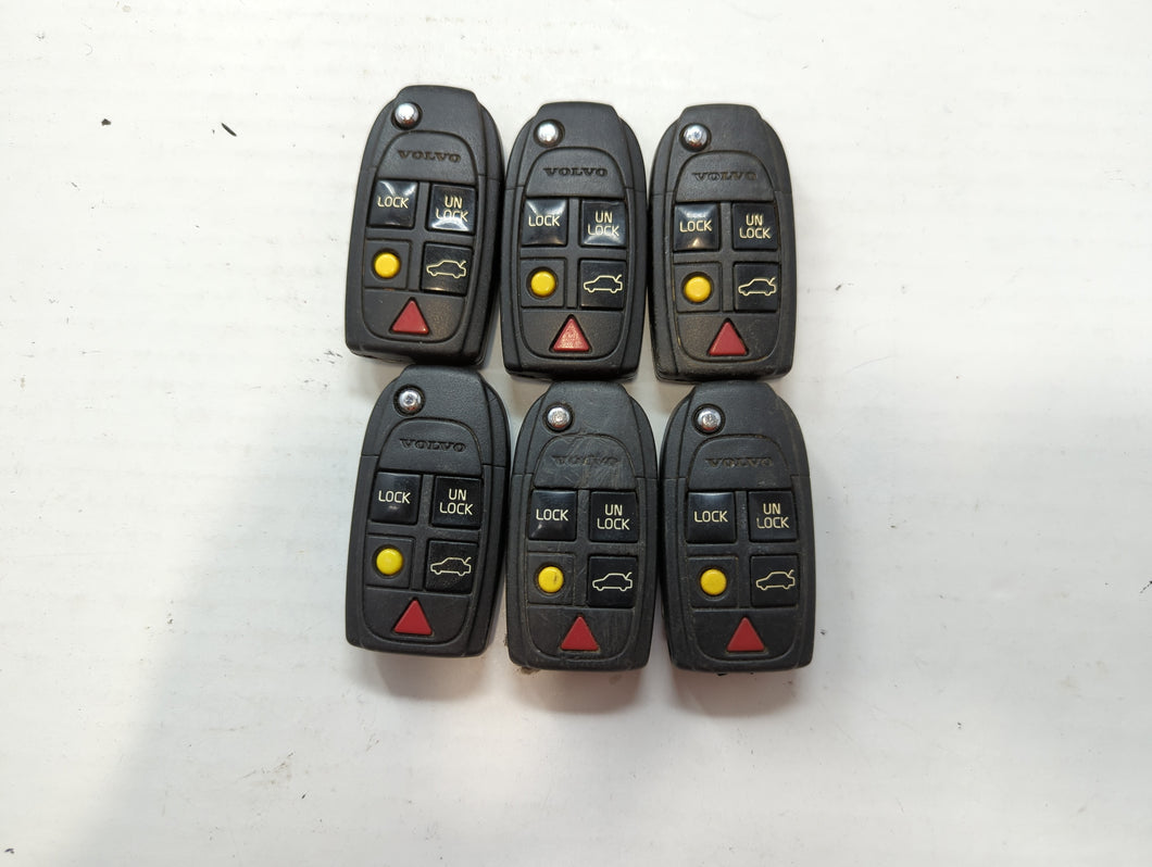 Lot of 6 Volvo Keyless Entry Remote Fob LQNP2T-APU