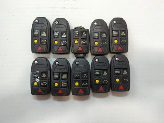 Lot of 10 Volvo Keyless Entry Remote Fob LQNP2T-APU - Oemusedautoparts1.com