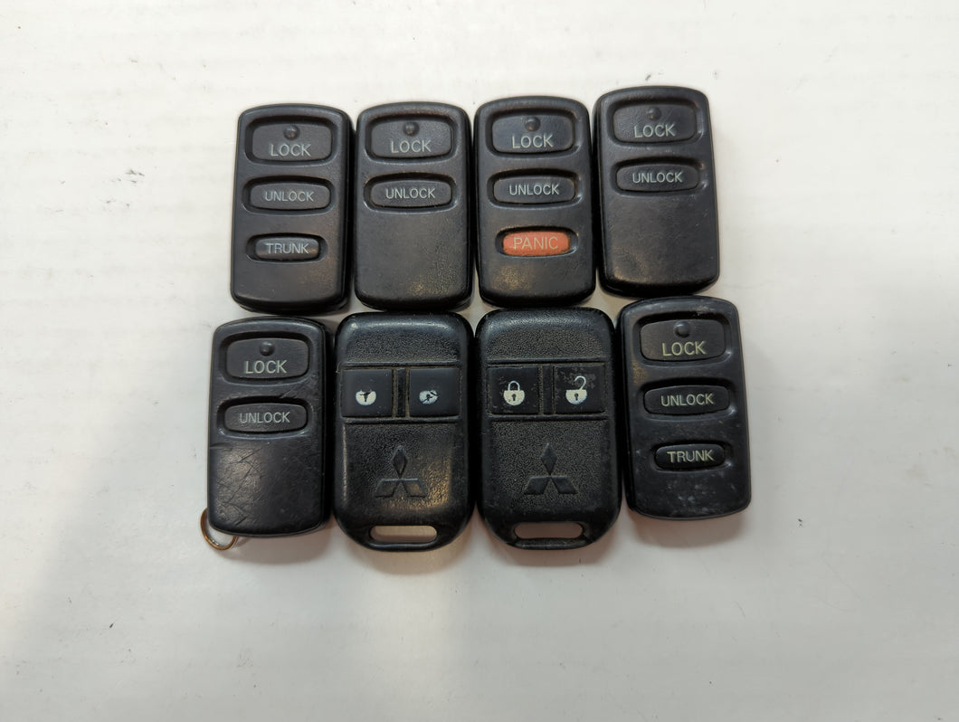 Lot of 8 Mitsubishi Keyless Entry Remote Fob GOH-M24 | OUCG8D-525M-A