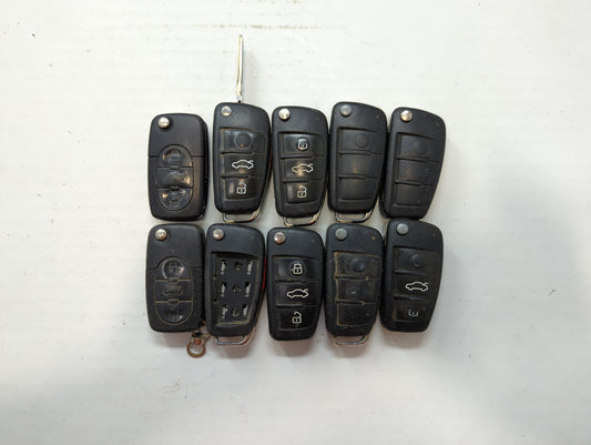 Lot of 10 Audi Keyless Entry Remote Fob IYZ3314 | MZ241081964 MIXED PART - Oemusedautoparts1.com