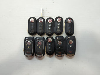compare product Lot of 10 Fiat Keyless Entry Remote Fob LTQFI2AM433TX | 2ADFTF12AM433TX
