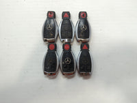 Lot of 6 Mercedes-Benz Keyless Entry Remote Fob IYZDC11 | KR55WK9031 - Oemusedautoparts1.com