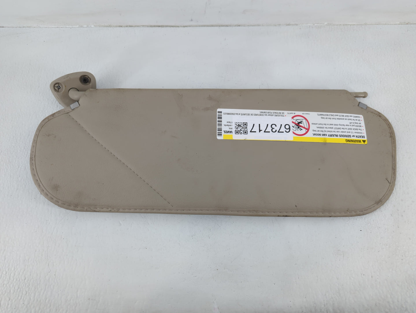 2003-2021 Chevrolet Express 2500 Sun Visor Shade Replacement Passenger Right Mirror Fits OEM Used Auto Parts - Oemusedautoparts1.com