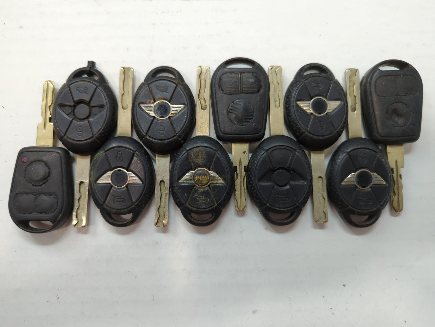 Lot of 10 Mini Keyless Entry Remote Fob LX8-FZV - Oemusedautoparts1.com
