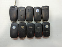 Lot of 10 Volkswagen Keyless Entry Remote Fob MIXED FCC IDS MIXED PART