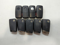 Lot of 9 Volkswagen Keyless Entry Remote Fob NBGFS125C1 | NBG010206T | - Oemusedautoparts1.com