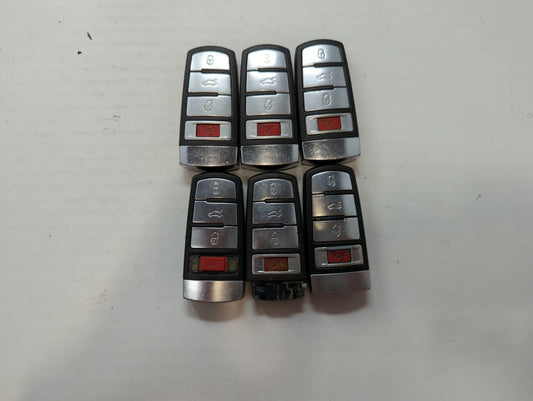 Lot of 6 Volkswagen Keyless Entry Remote Fob NBG009066T MIXED PART - Oemusedautoparts1.com