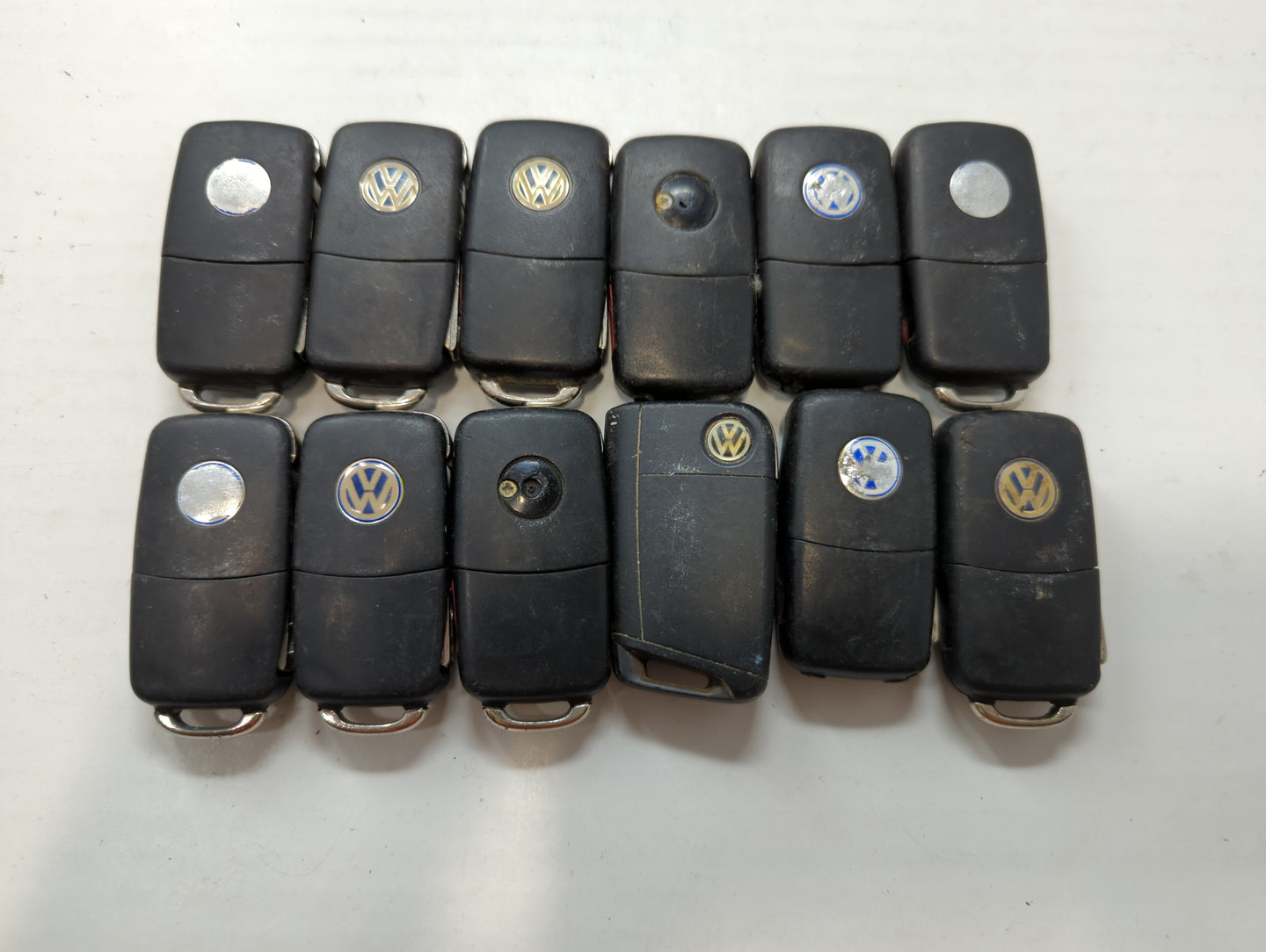 Lot of 12 Volkswagen Keyless Entry Remote Fob NBG92596263 | NBGFS12A01 | - Oemusedautoparts1.com