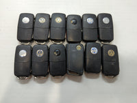 Lot of 12 Volkswagen Keyless Entry Remote Fob NBG92596263 | NBGFS12A01 | - Oemusedautoparts1.com
