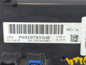 2014-2018 Jeep Wrangler Climate Control Module Temperature AC/Heater Replacement P/N:P68197433AB Fits OEM Used Auto Parts