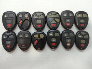 Lot of 12 Chevrolet Keyless Entry Remote Fob KOBLEAR1XT | OUC60220 |