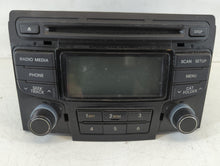 2012-2014 Hyundai Sonata Radio AM FM Cd Player Receiver Replacement P/N:96180-3Q700 Fits Fits 2012 2013 2014 OEM Used Auto Parts