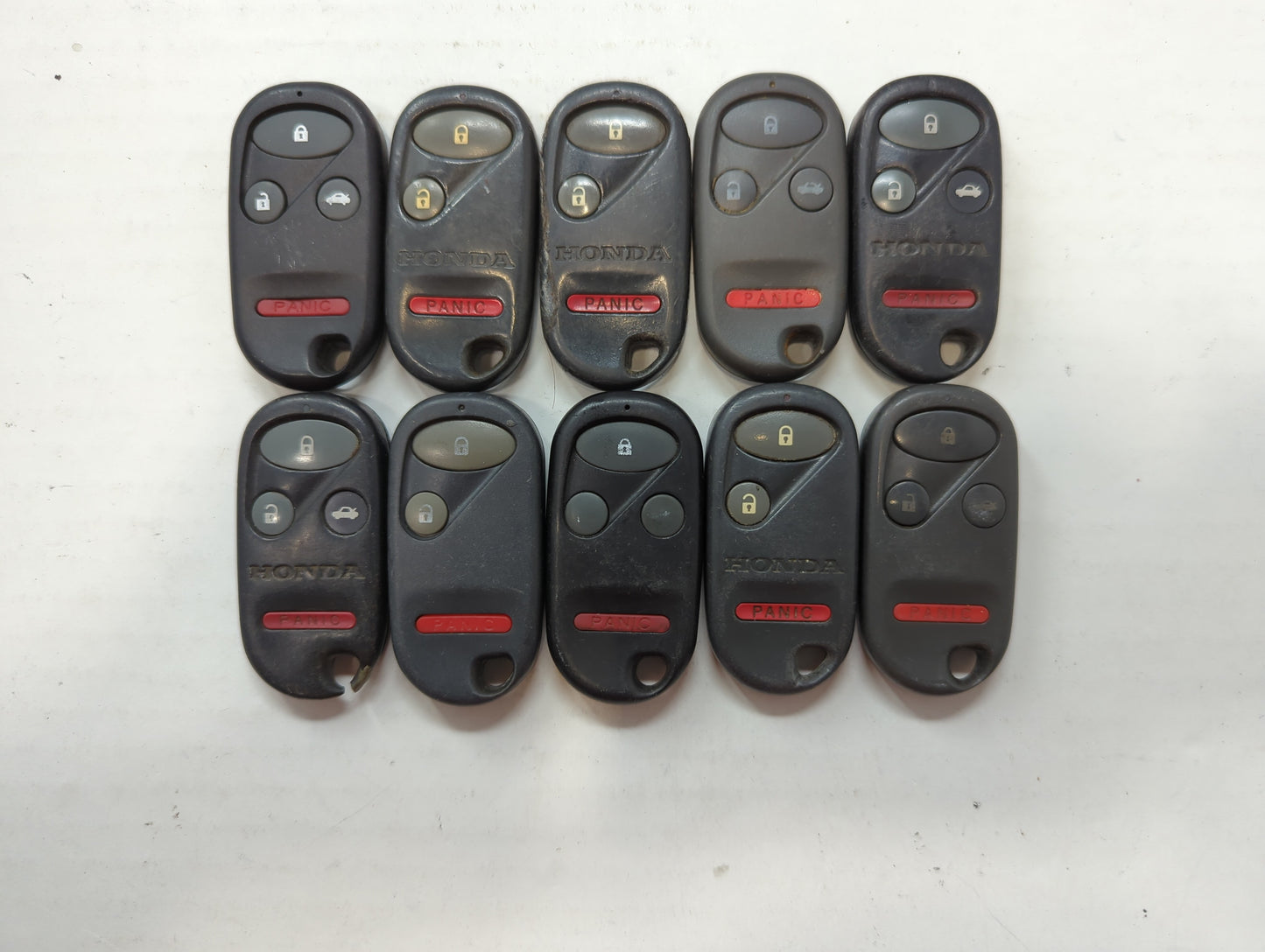 Lot of 10 Honda Keyless Entry Remote Fob MIXED FCC IDS MIXED PART NUMBERS - Oemusedautoparts1.com