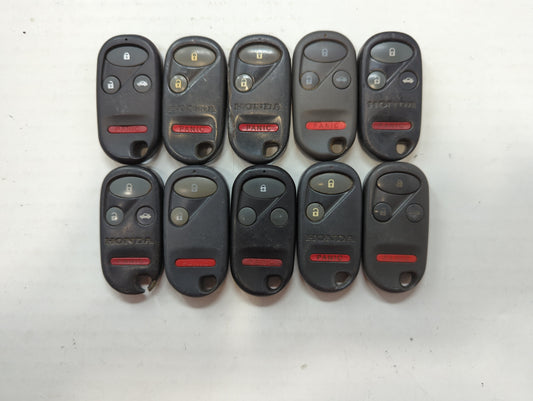 Lot of 10 Honda Keyless Entry Remote Fob MIXED FCC IDS MIXED PART NUMBERS - Oemusedautoparts1.com