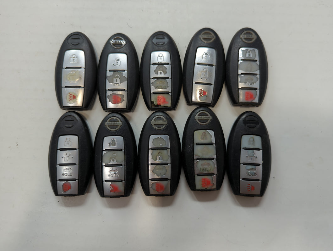 Lot of 10 Nissan Keyless Entry Remote Fob KR55WK48903 MIXED PART NUMBERS