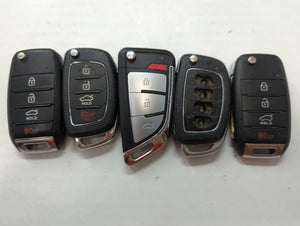 Lot of 5 Hyundai Keyless Entry Remote Fob MIXED FCC IDS MIXED PART