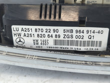 2009 Mercedes-Benz Ml320 Climate Control Module Temperature AC/Heater Replacement P/N:5HB 964 914-40 A251 870 22 90 Fits Fits 2008 OEM Used Auto Parts