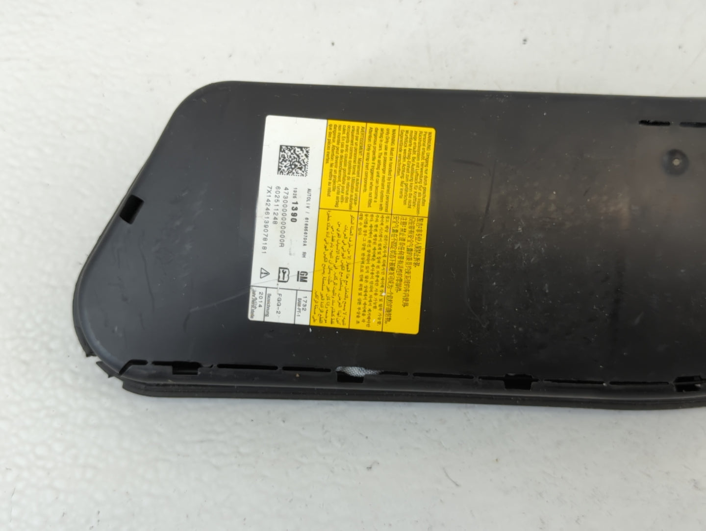 2011-2016 Chevrolet Cruze Air Bag Passenger Right Dashboard OEM P/N:13251390 Fits Fits 2011 2012 2013 2014 2015 2016 2017 OEM Used Auto Parts - Oemusedautoparts1.com