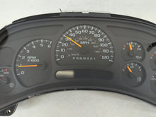 2006-2007 Chevrolet Silverado 1500 Instrument Cluster Speedometer Gauges P/N:15287370 15105687 Fits Fits 2006 2007 OEM Used Auto Parts