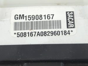 2008-2010 Chevrolet Cobalt Instrument Cluster Speedometer Gauges P/N:15908167 Fits Fits 2008 2009 2010 OEM Used Auto Parts