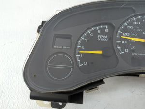 2000-2002 Chevrolet Suburban 1500 Instrument Cluster Speedometer Gauges P/N:1747510441 15055362 Fits Fits 2000 2001 2002 OEM Used Auto Parts