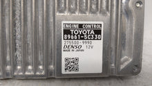 2014 Toyota Prius C PCM Engine Control Computer ECU ECM PCU OEM P/N:89661-5C330 Fits OEM Used Auto Parts - Oemusedautoparts1.com