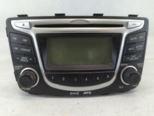 2012-2014 Hyundai Accent Radio AM FM Cd Player Receiver Replacement P/N:96170-1R1004X Fits Fits 2012 2013 2014 OEM Used Auto Parts