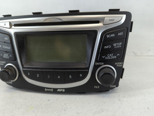 2012-2014 Hyundai Accent Radio AM FM Cd Player Receiver Replacement P/N:96170-1R1004X Fits Fits 2012 2013 2014 OEM Used Auto Parts