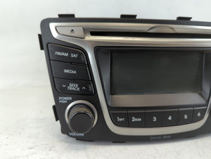 2015-2017 Hyundai Accent Radio AM FM Cd Player Receiver Replacement P/N:96170-1R111RDR Fits Fits 2015 2016 2017 OEM Used Auto Parts