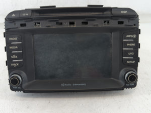 2016-2018 Kia Sorento Radio AM FM Cd Player Receiver Replacement P/N:96160-C6300WK Fits Fits 2016 2017 2018 OEM Used Auto Parts