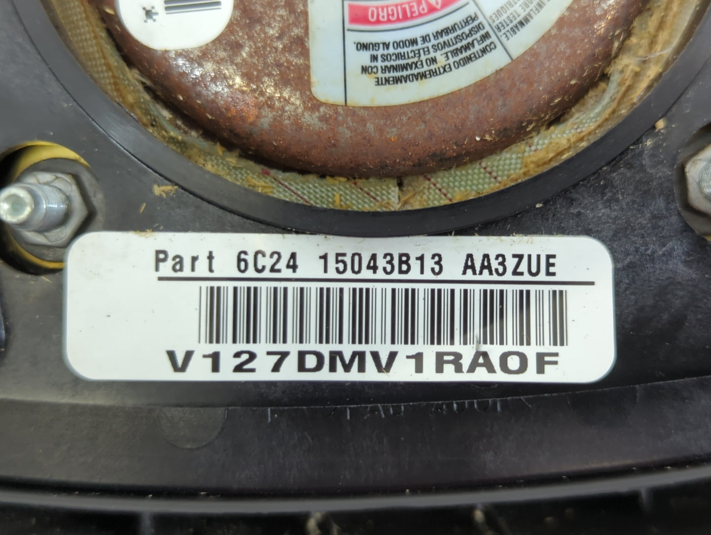 2007-2009 Mercedes-Benz E350 Air Bag Driver Left Steering Wheel Mounted P/N:6C24 15043B13 AA3ZUE Fits OEM Used Auto Parts - Oemusedautoparts1.com