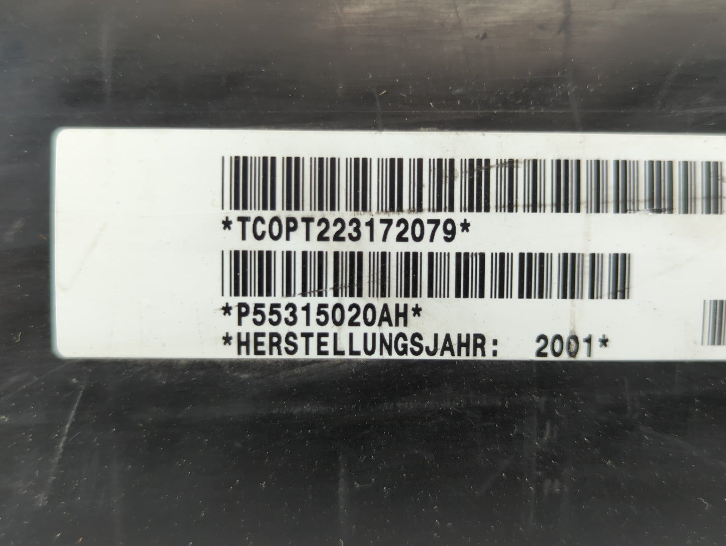 2002 Jeep Liberty Air Bag Passenger Right Knee OEM P/N:P55315020AH Fits OEM Used Auto Parts - Oemusedautoparts1.com