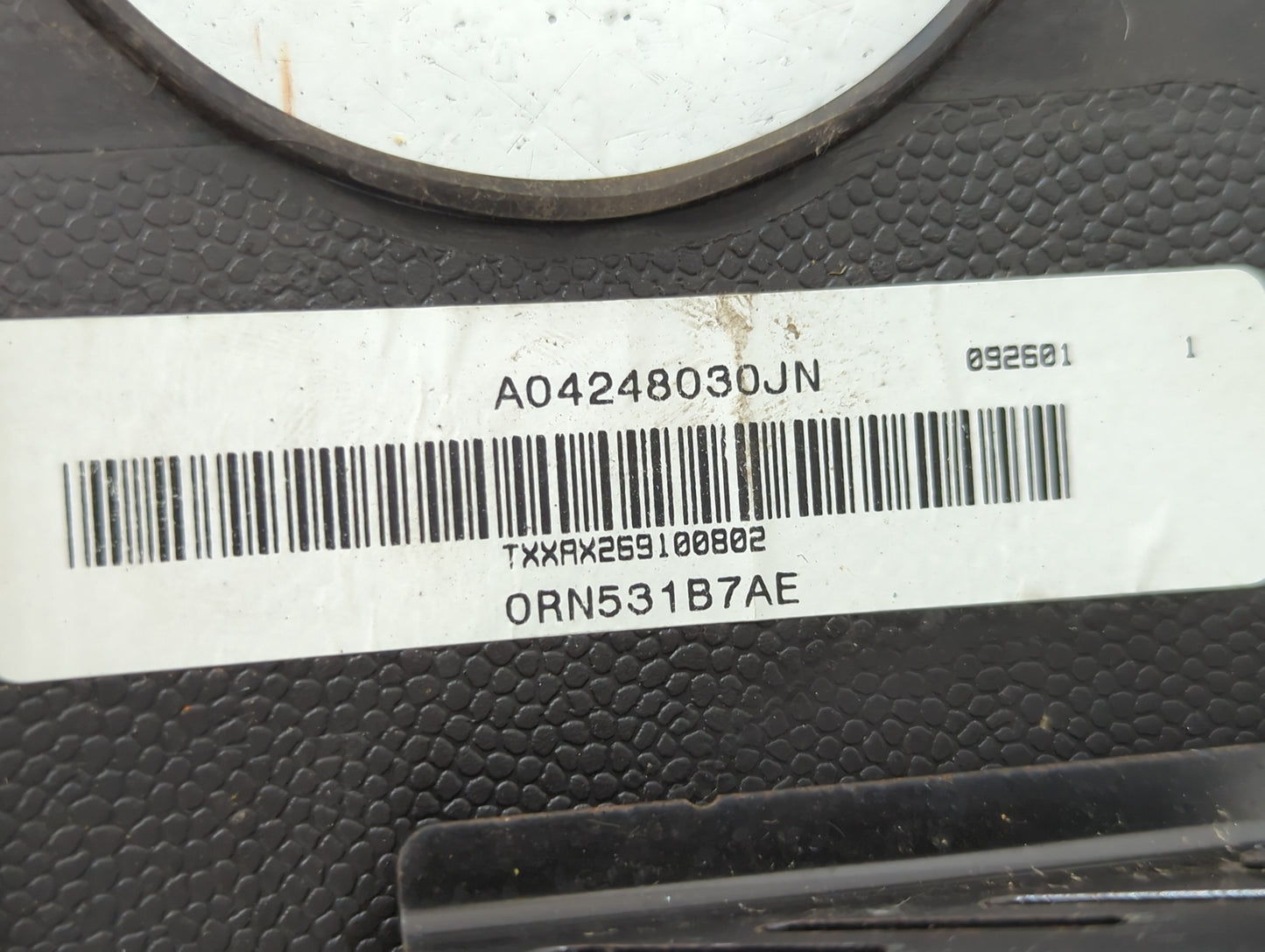 2003-2005 Chrysler Pt Cruiser Air Bag Passenger Right Dashboard OEM P/N:P04664252AF Fits Fits 2003 2004 2005 OEM Used Auto Parts - Oemusedautoparts1.com