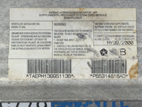 1998-1999 Dodge Durango Air Bag Driver Left Steering Wheel Mounted P/N:P55314816AD Fits Fits 1998 1999 OEM Used Auto Parts - Oemusedautoparts1.com