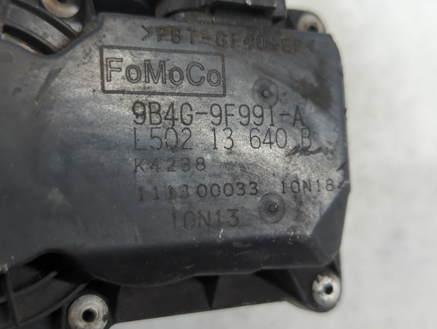 2010-2012 Mazda Cx-7 Throttle Body P/N:9B4G-9F991-A Fits Fits 2009 2010 2011 2012 2013 2014 2015 2016 2017 OEM Used Auto Parts - Oemusedautoparts1.com