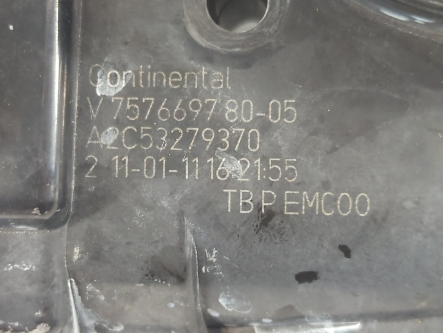 2008-2013 Mini Cooper Throttle Body P/N:V757669780-05 A2C53279370 Fits Fits 2008 2009 2010 2011 2012 2013 OEM Used Auto Parts - Oemusedautoparts1.com