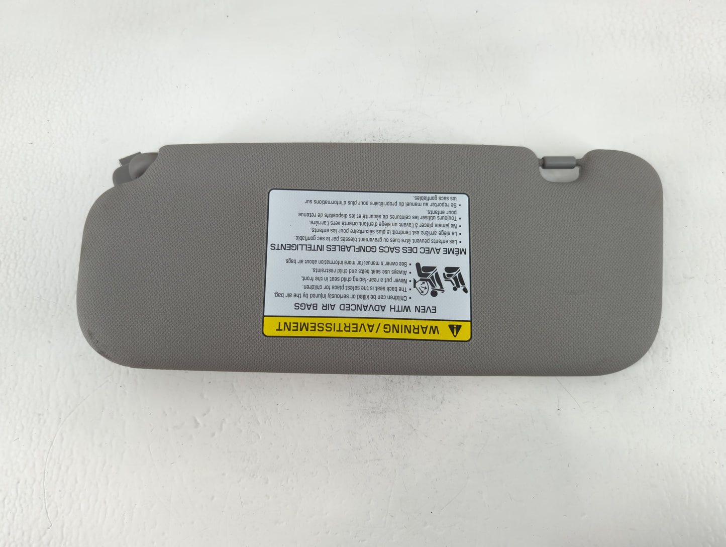2014-2017 Hyundai Accent Sun Visor Shade Replacement Passenger Right Mirror Fits Fits 2014 2015 2016 2017 OEM Used Auto Parts - Oemusedautoparts1.com