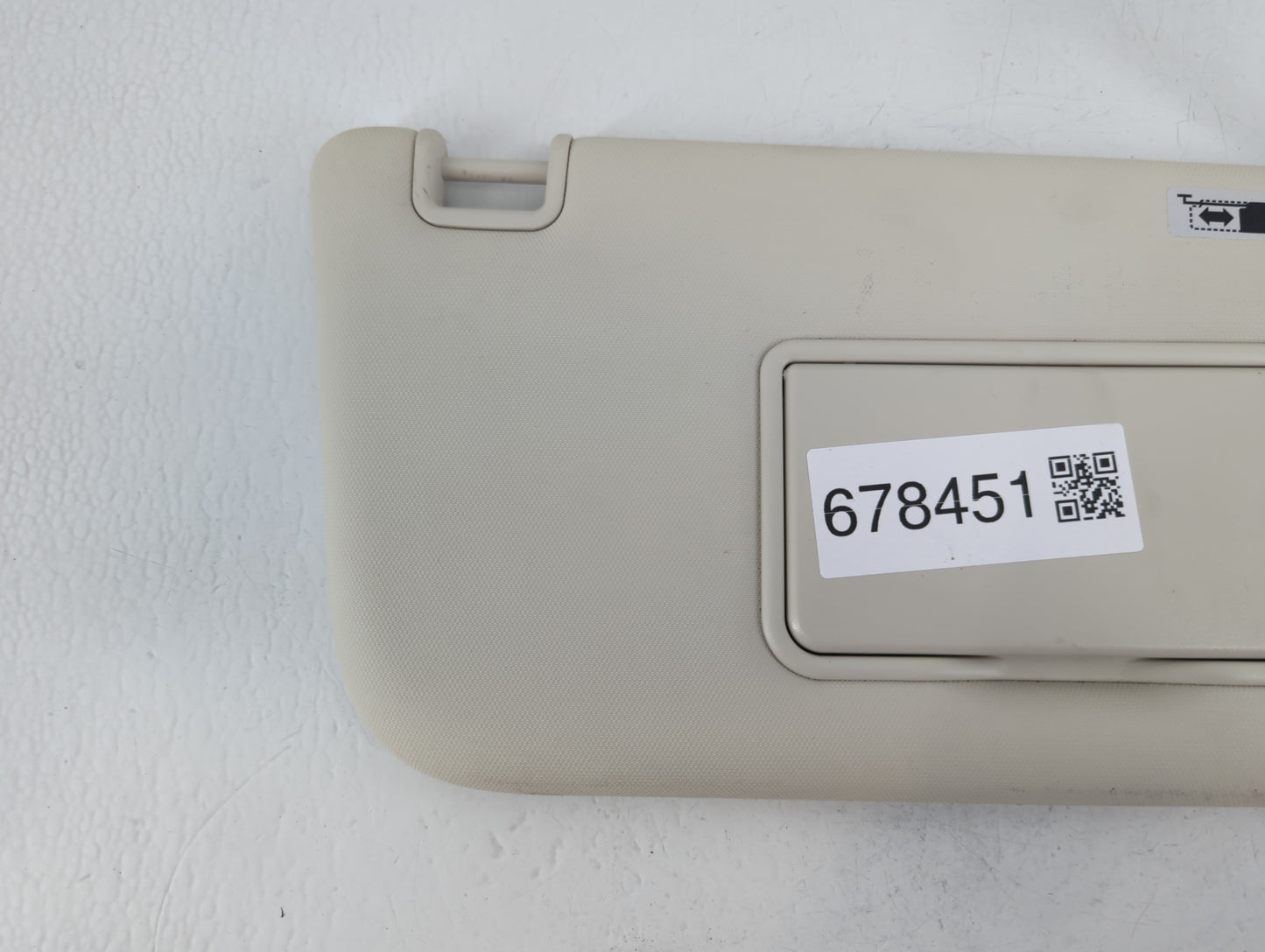 2013-2019 Ford Escape Sun Visor Shade Replacement Passenger Right Mirror Fits Fits 2013 2014 2015 2016 2017 2018 2019 OEM Used Auto Parts - Oemusedautoparts1.com