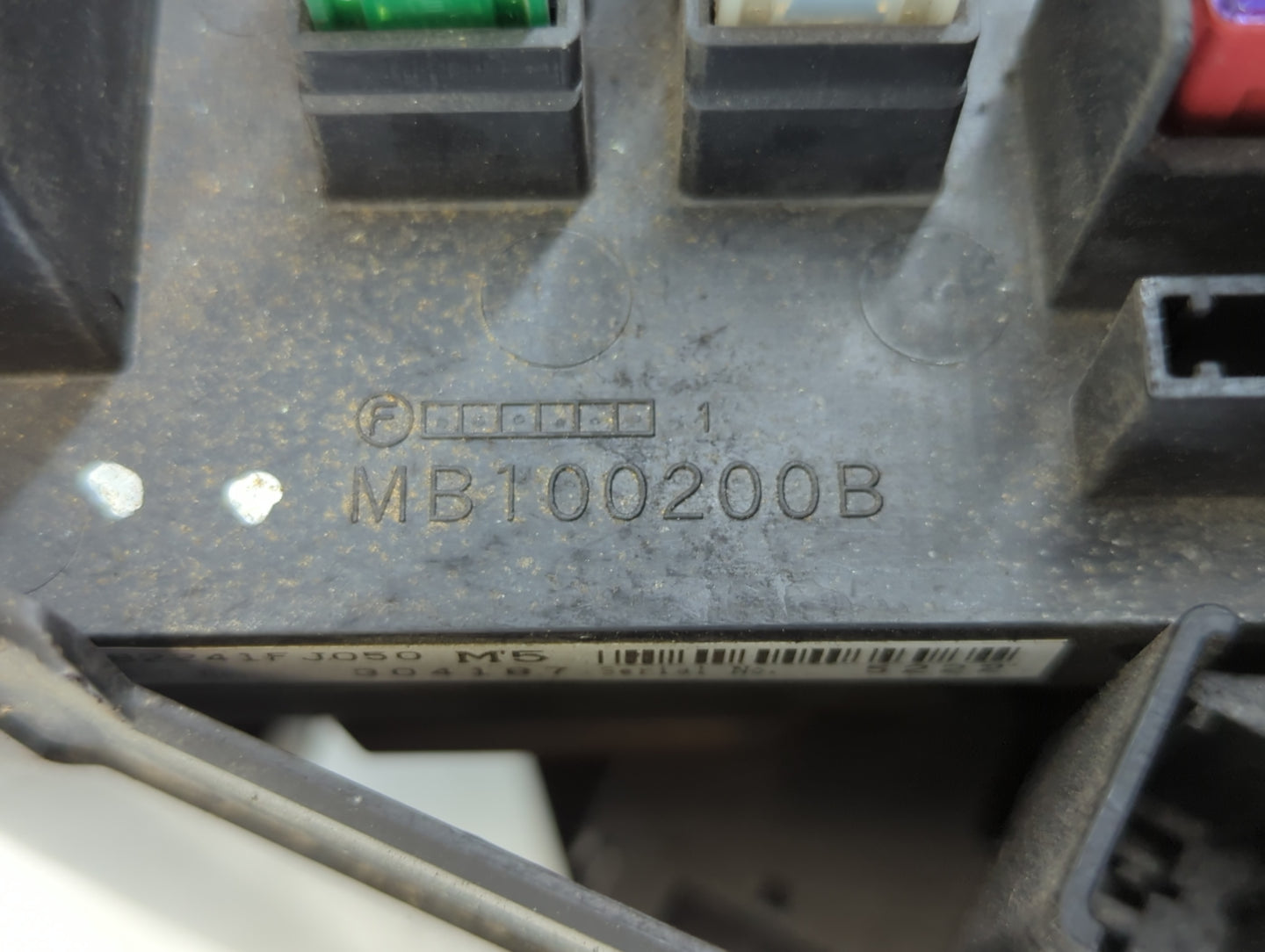 2012-2014 Subaru Impreza Fusebox Fuse Box Panel Relay Module P/N:MB100200B Fits Fits 2012 2013 2014 OEM Used Auto Parts - Oemusedautoparts1.com