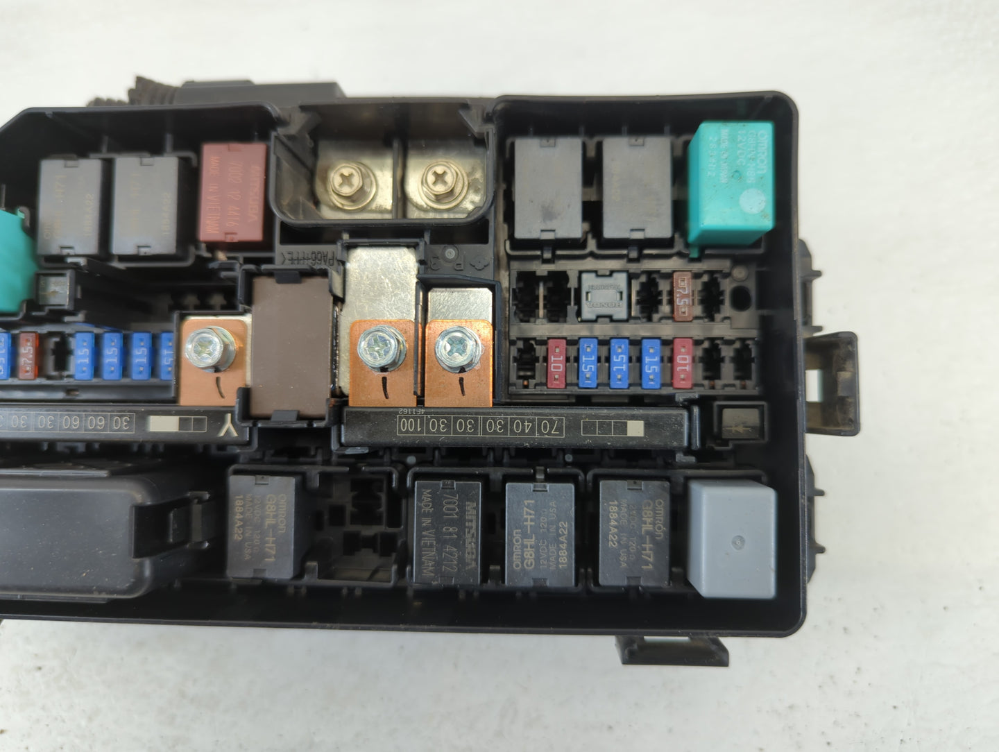 2012-2015 Honda Civic Fusebox Fuse Box Panel Relay Module P/N:072R20Y77A TR0 A012 A0 Fits Fits 2012 2013 2014 2015 OEM Used Auto Parts - Oemusedautoparts1.com