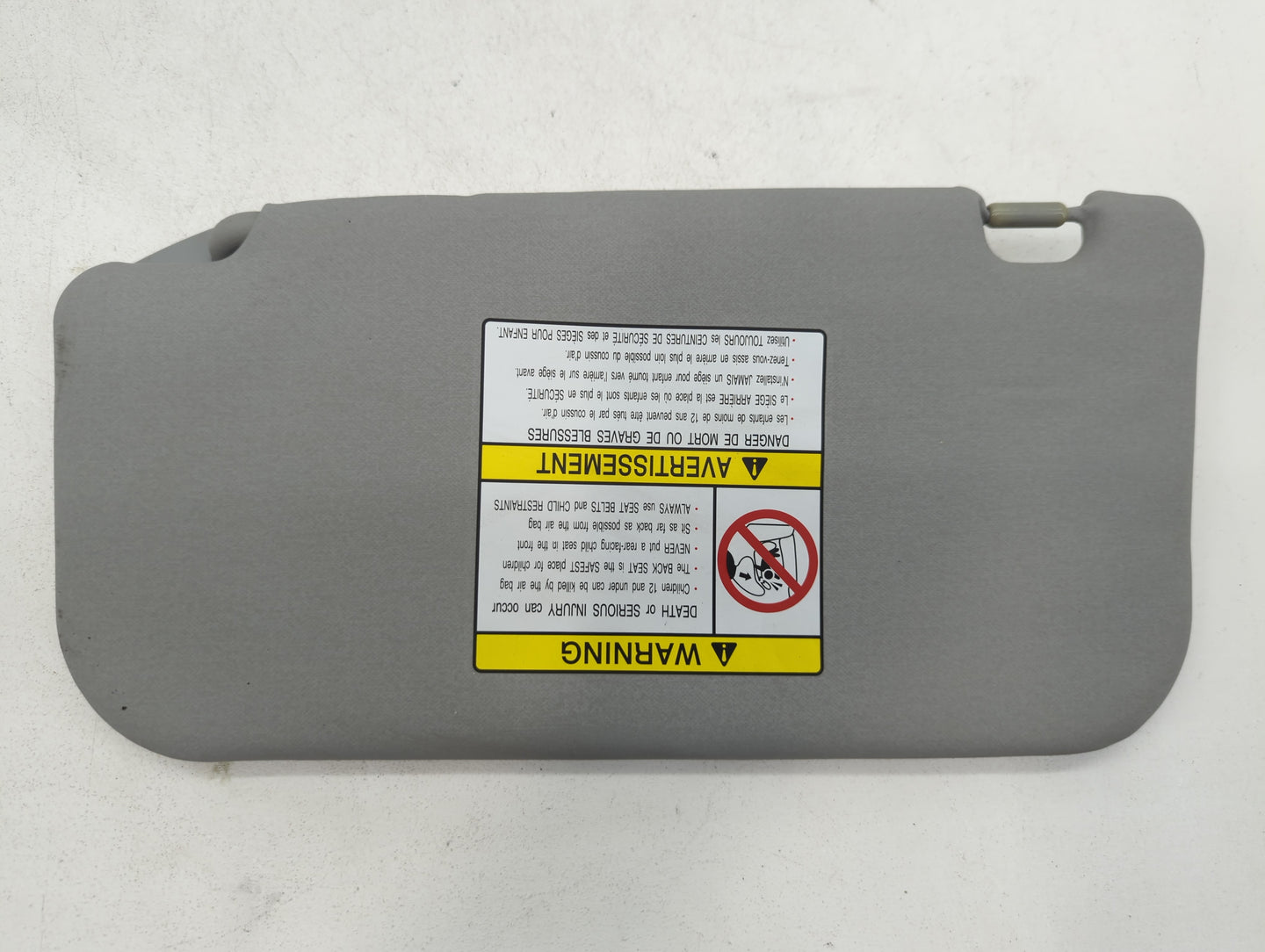 2007-2017 Mitsubishi Lancer Sun Visor Shade Replacement Passenger Right Mirror Fits OEM Used Auto Parts - Oemusedautoparts1.com