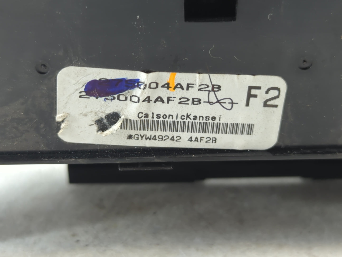 2017-2019 Nissan Sentra Climate Control Module Temperature AC/Heater Replacement P/N:275004AF2B Fits Fits 2017 2018 2019 OEM Used Auto Parts - Oemusedautoparts1.com