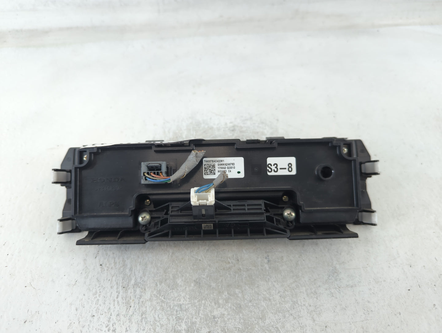 2016-2021 Honda Civic Climate Control Module Temperature AC/Heater Replacement P/N:1799a3 79600TBAC422M1 Fits OEM Used Auto Parts - Oemusedautoparts1.com