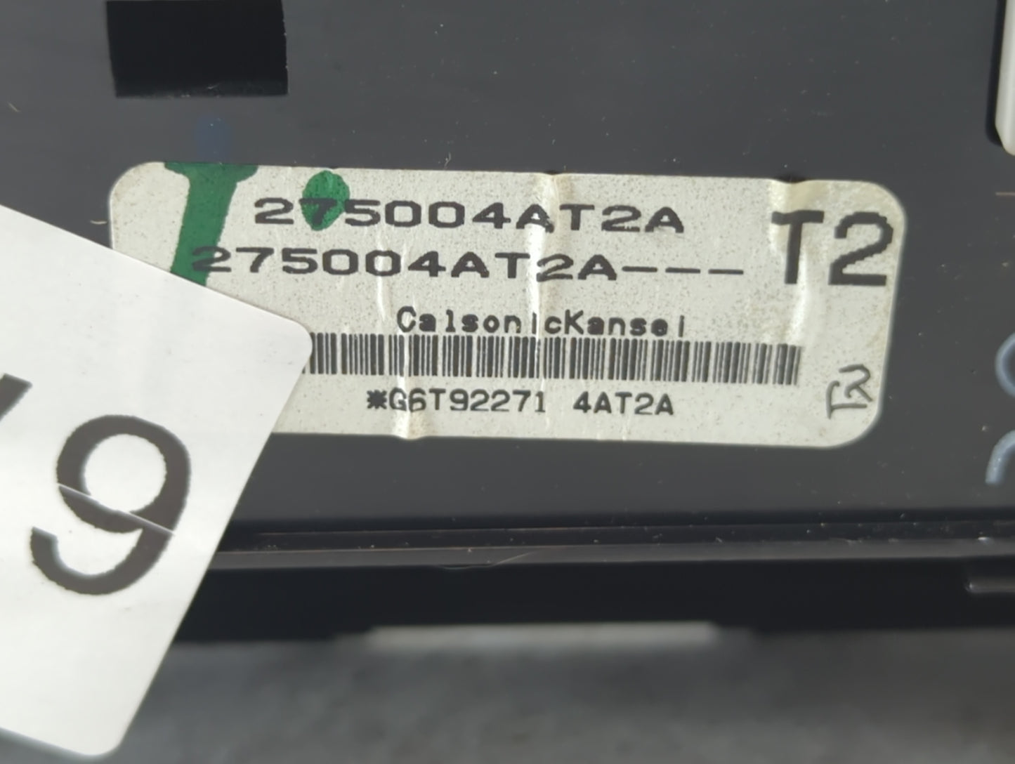 2015-2017 Nissan Sentra Climate Control Module Temperature AC/Heater Replacement P/N:275004AT2A Fits Fits 2015 2016 2017 OEM Used Auto Parts - Oemusedautoparts1.com