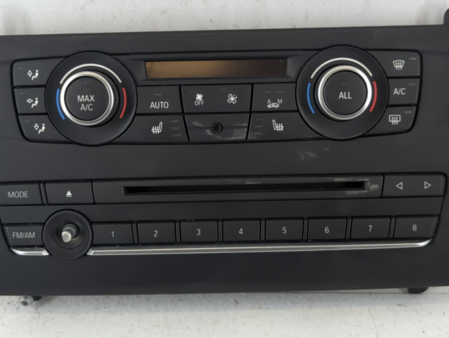2011-2014 Bmw X3 Climate Control Module Temperature AC/Heater Replacement P/N:6411 9287629-02 Fits Fits 2011 2012 2013 2014 OEM Used Auto Parts - Oemusedautoparts1.com