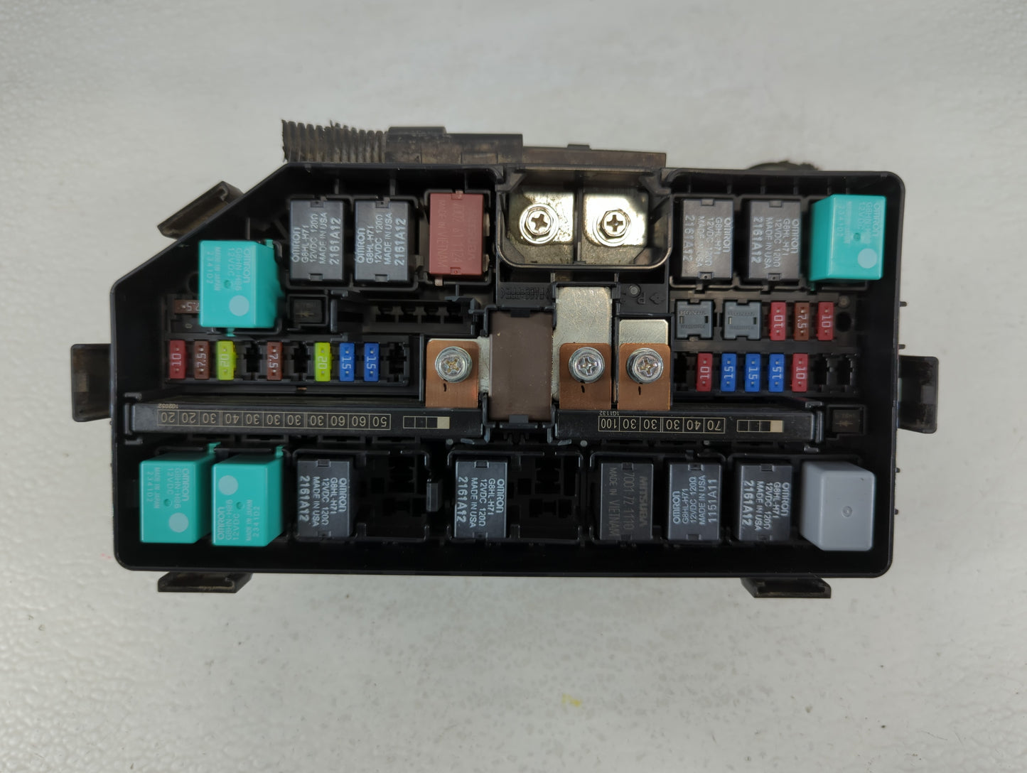 2012-2015 Honda Civic Fusebox Fuse Box Panel Relay Module P/N:072R106BXH TR0 A012 A0 Fits Fits 2012 2013 2014 2015 OEM Used Auto Parts - Oemusedautoparts1.com